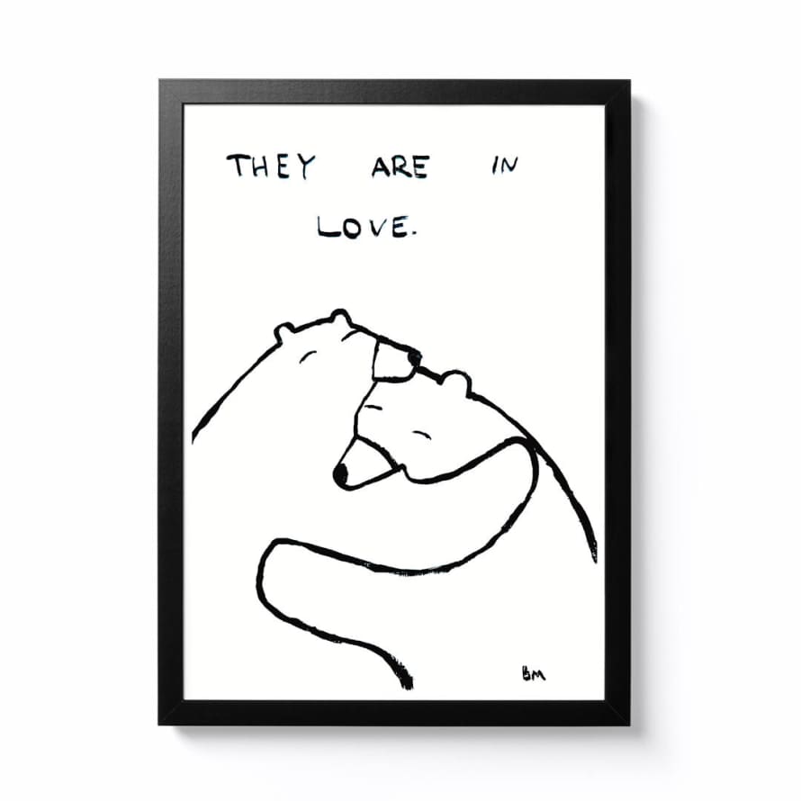 Billy Murphy A3 They Are In Love Framed Print