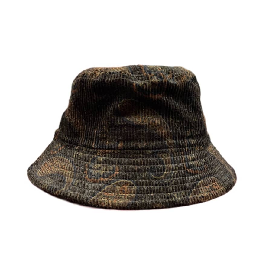 Anonymous Ism  Paisley Cord Bucket Hat Black