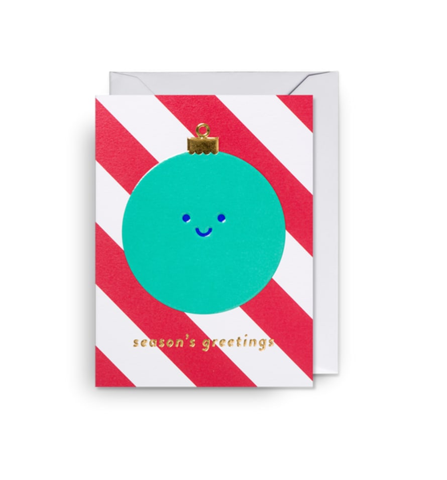 Cozy Happy Little Bauble Christmas Mini Card