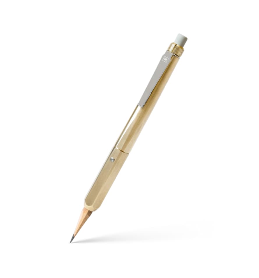 Makers Cabinet Ferrule Solid Brass Pencil Holder & Extender