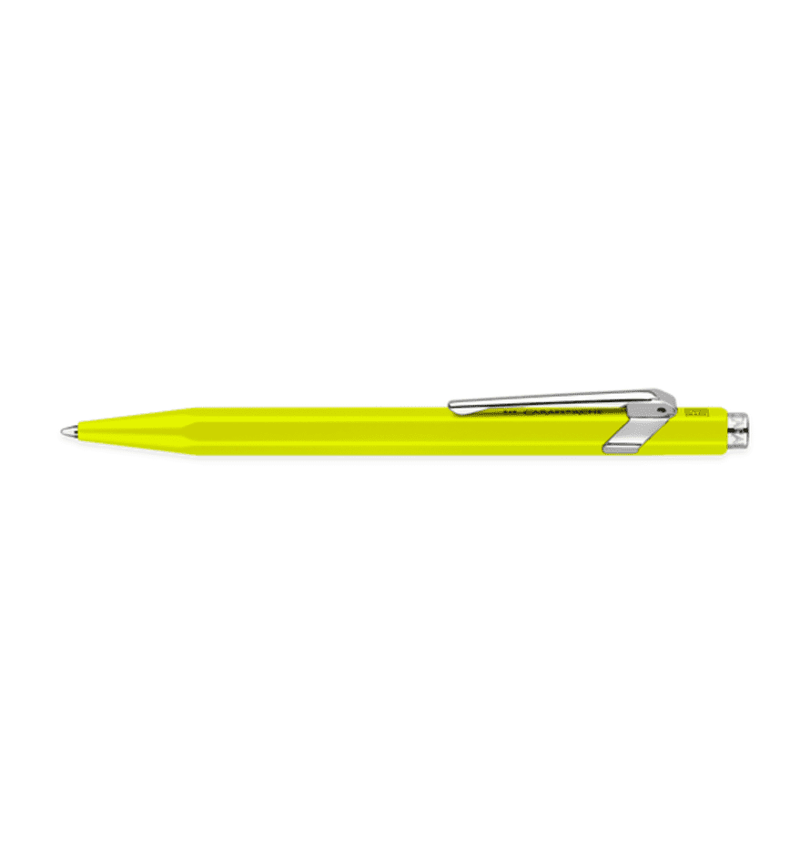 Caran d'Ache Fluoline 849 Ballpoint Pen, Yellow
