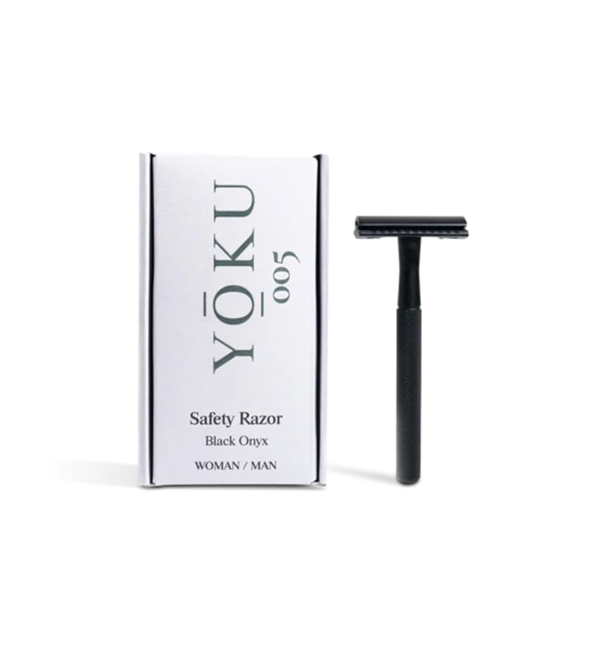 YOKU Black Onyx Reusable Safety Razor