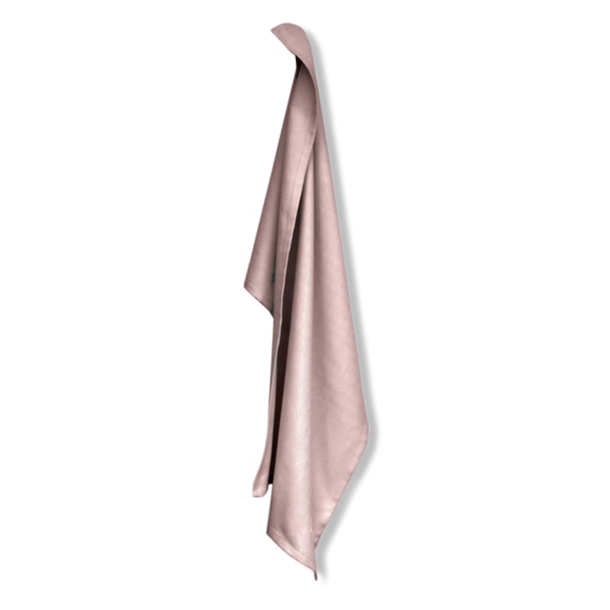The Organic Company Extra Large Cotton Kitchen Towel, Pale Rose