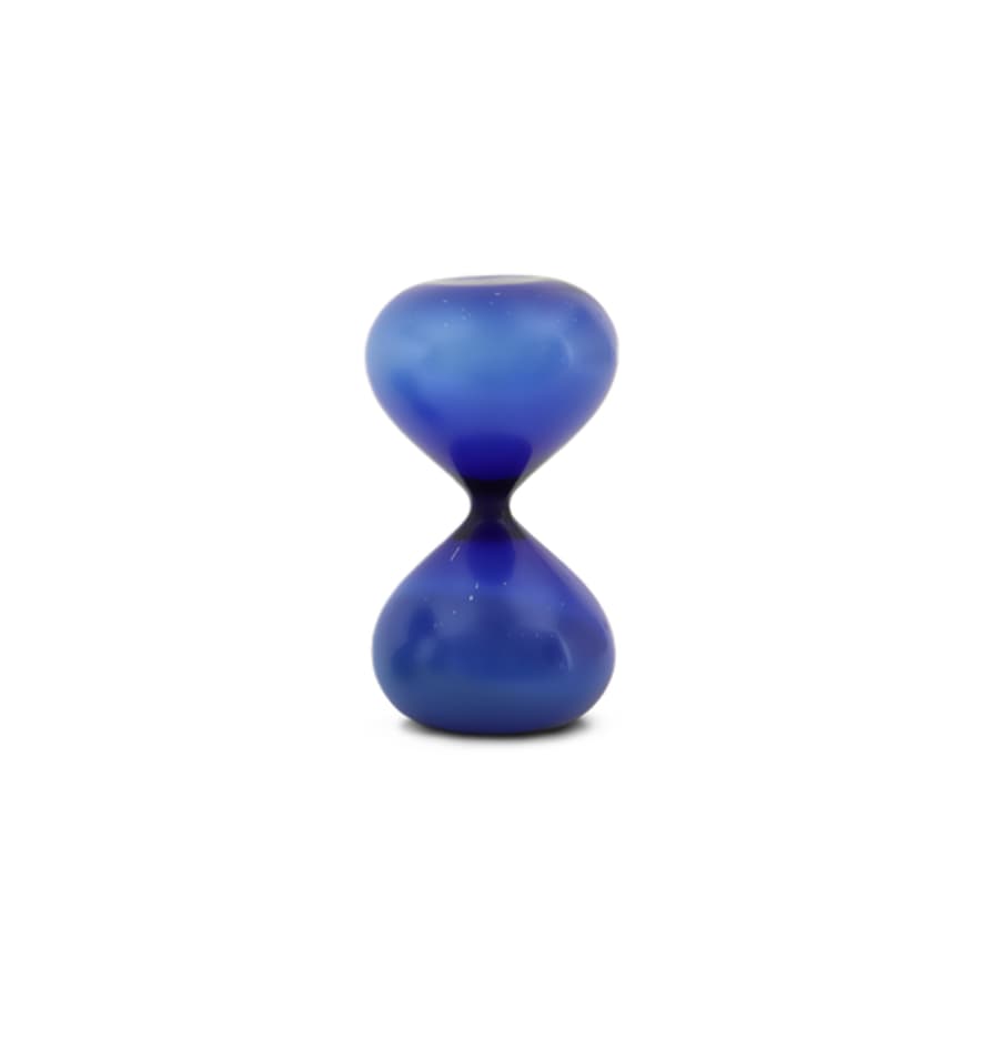 Hightide Large Hourglass Sand Timer, Blue
