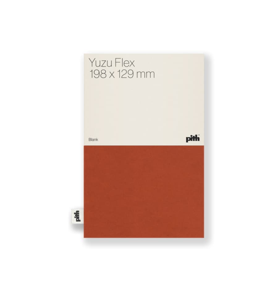 Pith Yuzu Flex Blank Notebook, 198 X 129 Mm