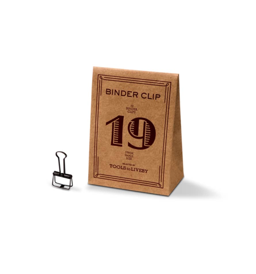 Tools To Liveby No. 19 Small Bronze Binder Clips