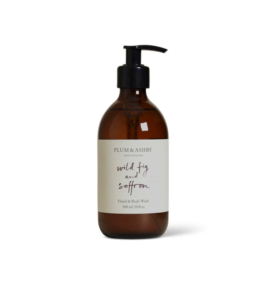 Plum & Ashby  Cleansing Hand & Body Wash, Wild Fig & Saffron