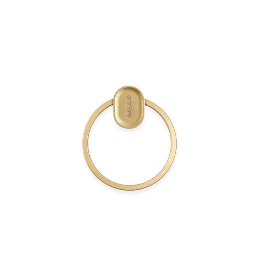 Orbitkey Stainless Steel Key Ring, Gold