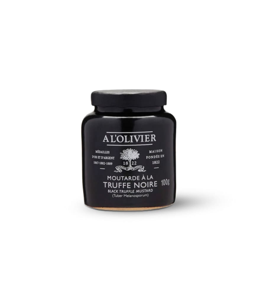 A L'Olivier Aromatic Black Truffle Flavour Mustard