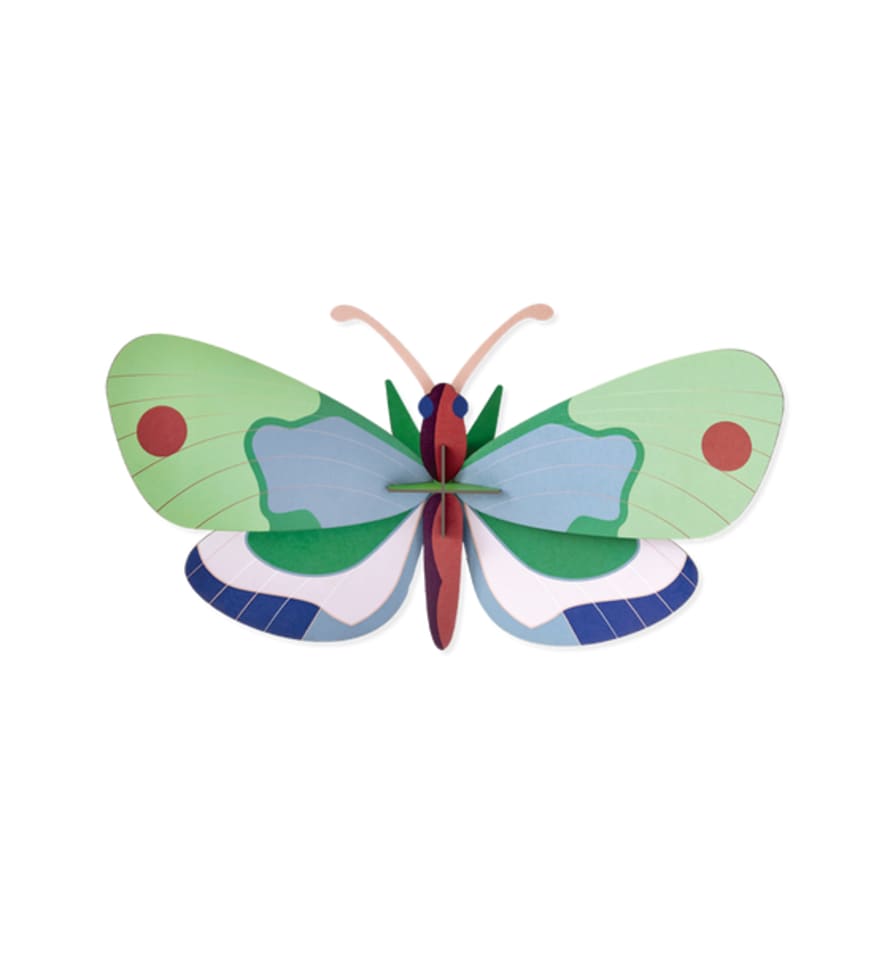 Studio Roof Mint Forest Butterfly 3d Wall Decoration