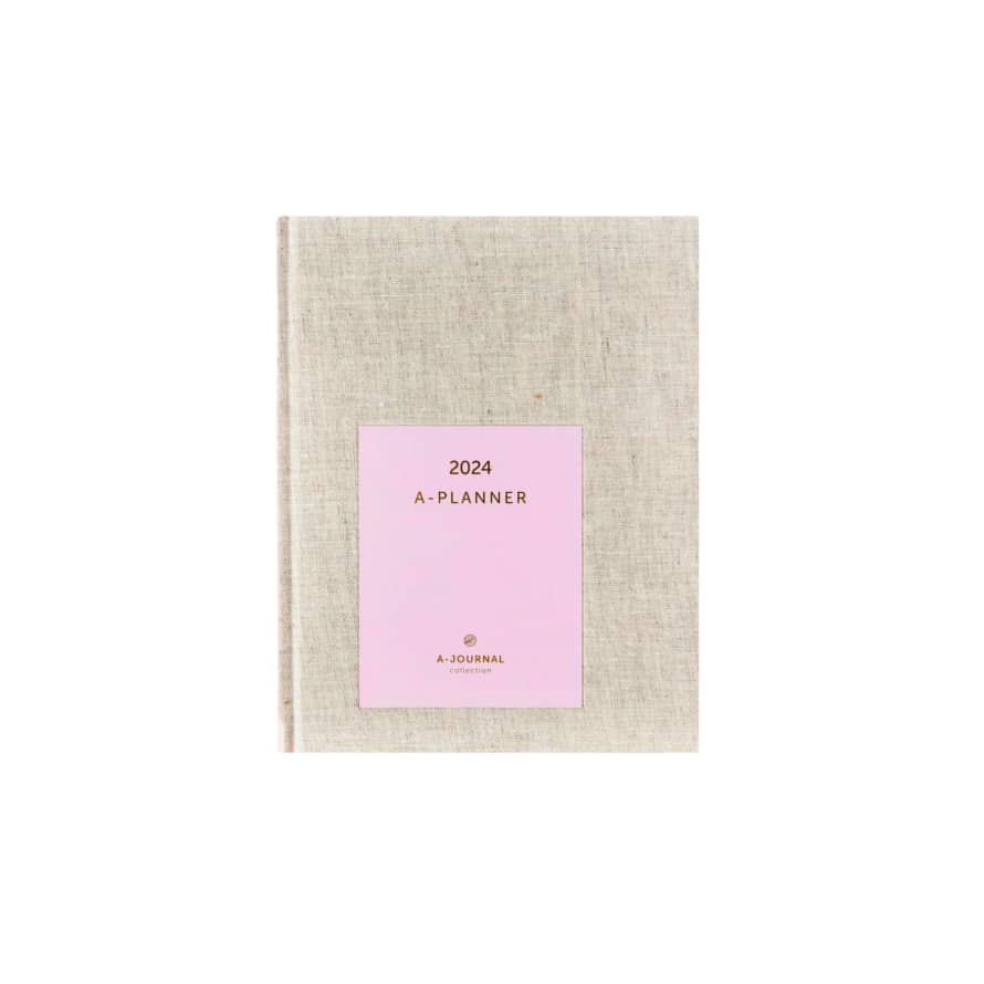 A-Journal A-Planner Diary 2024 - Linen