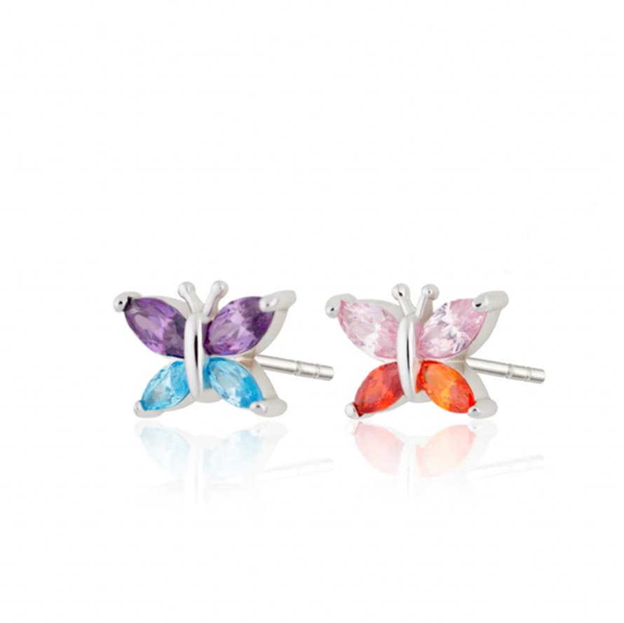 Scream Pretty  Hannah Martin Colour Pop Butterfly Earrings