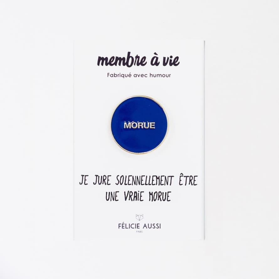 Félicie Aussi Pin's Morue