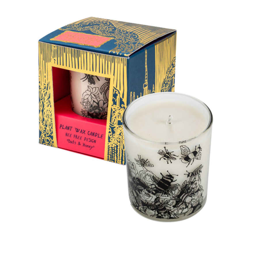 ARTHOUSE Unlimited Oats and Honey Plant Bee Free Wax Candle