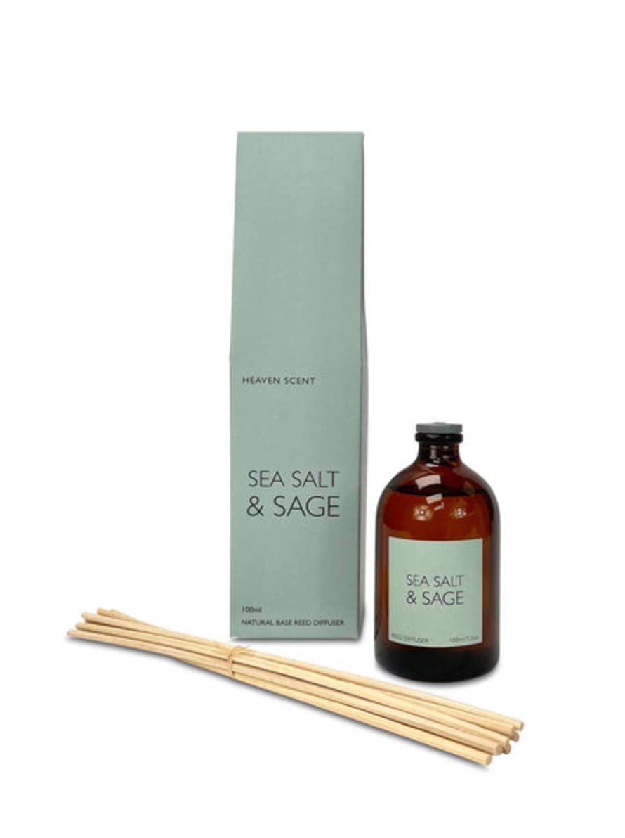 Heaven Scent 100ml Sea Salt and Sage Reed Diffuser 