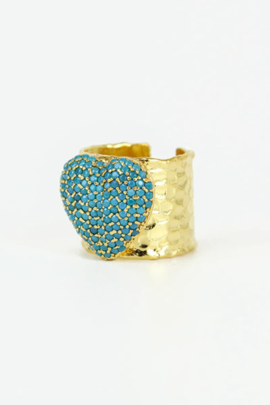 My Doris Turquoise Heart Ring
