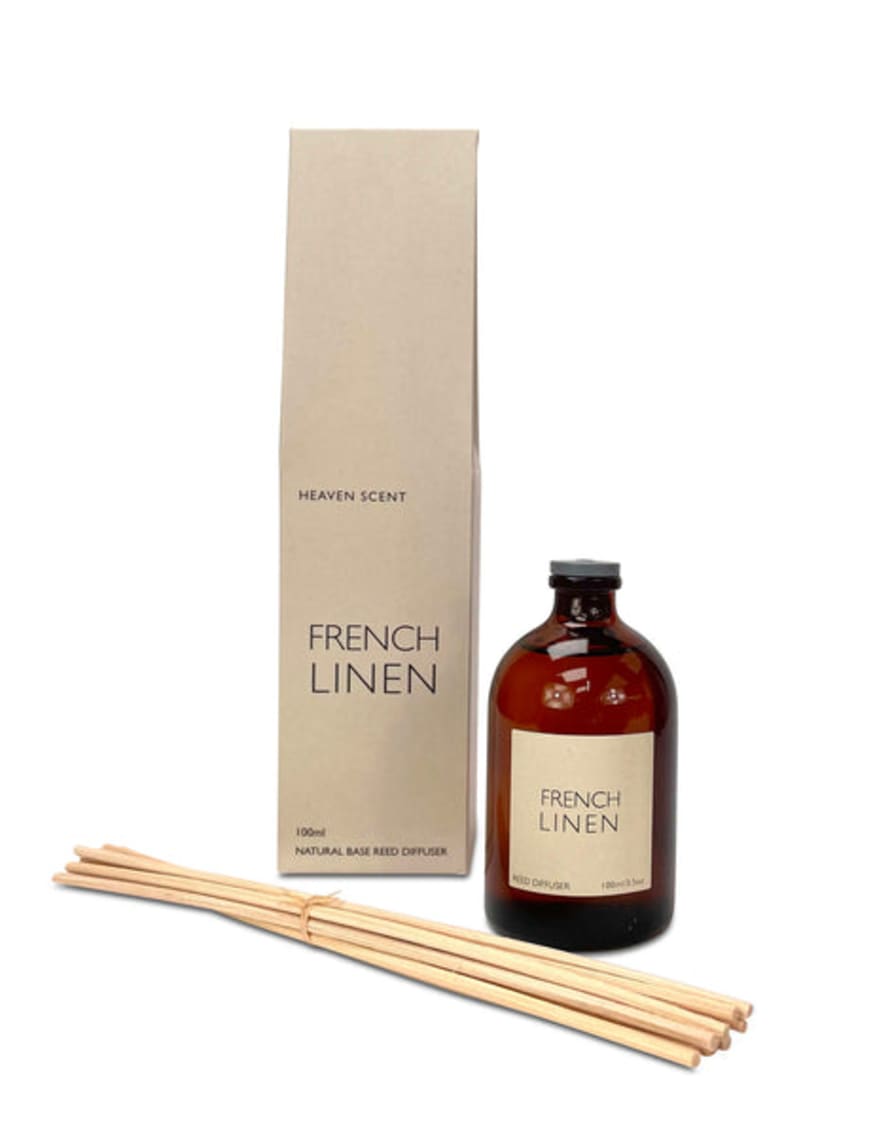 Heaven Scent 100ml French Linen Reed Diffuser 