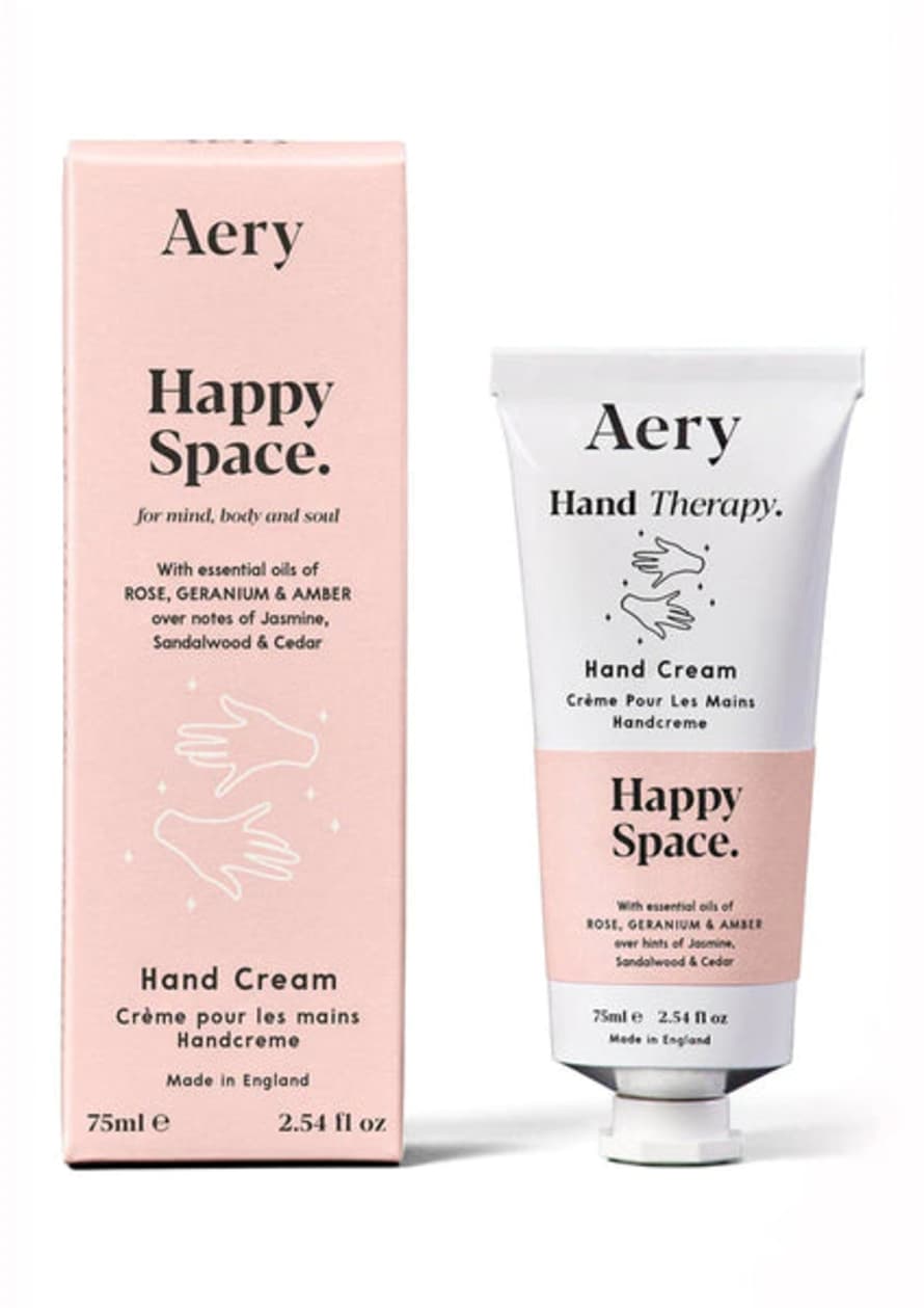 Aery Rose Geranium and Amber Happy Space Hand Cream 