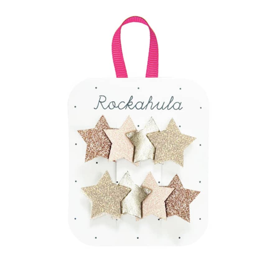 Rockahula Frosted Shimmer Star Clips