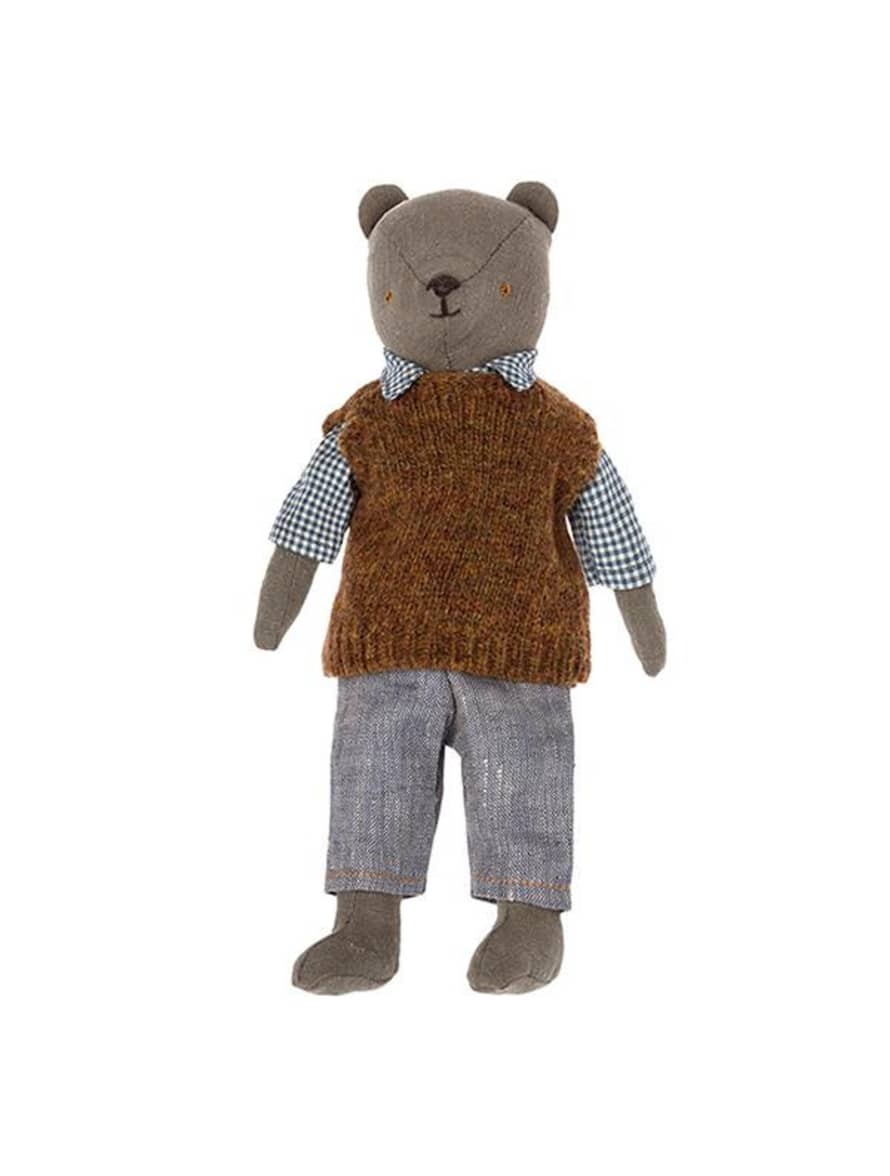 Maileg Papà Teddy Con Vestiti Invernali - Maileg
