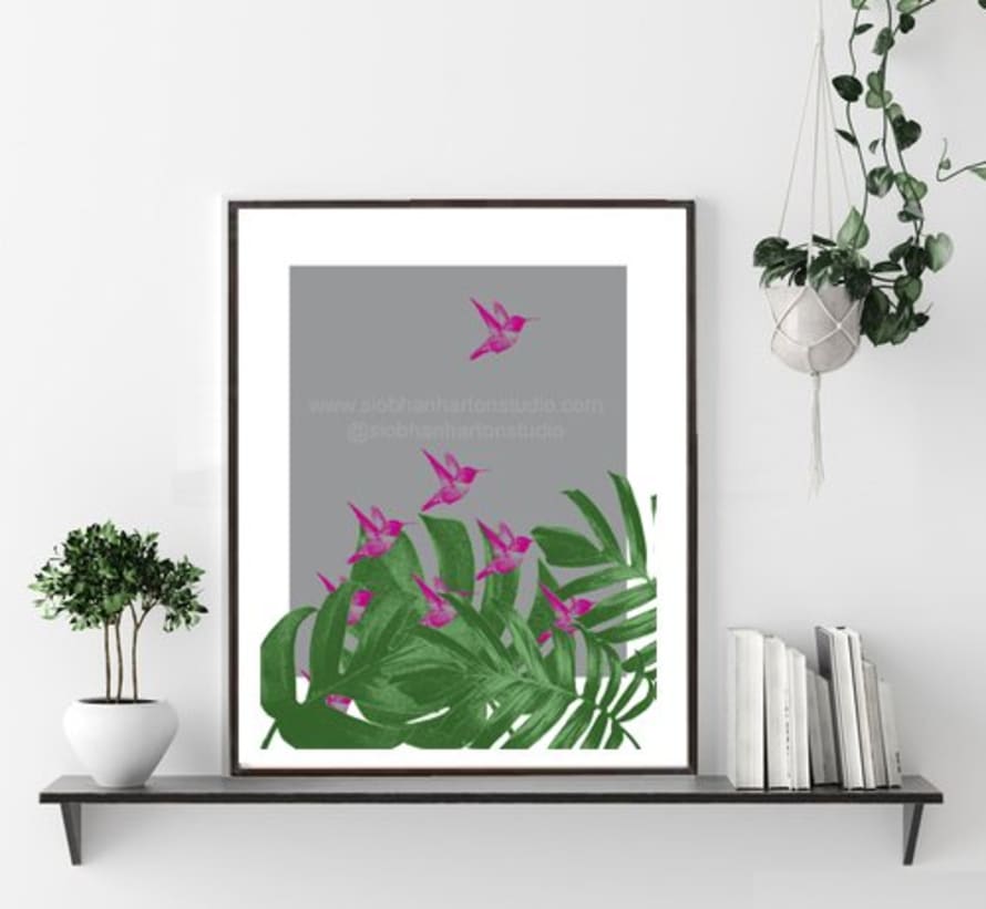 Siobhán Harton Studio Tropical Humming Bird Print