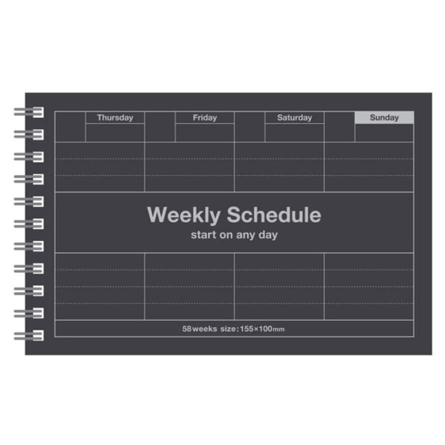 Marks Inc Weekly Schedule - Black
