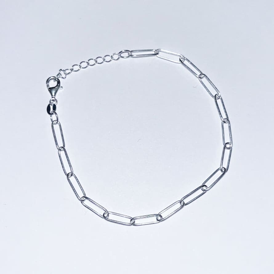 Annie Mundy Yb-108 Silver Chain Bracelet
