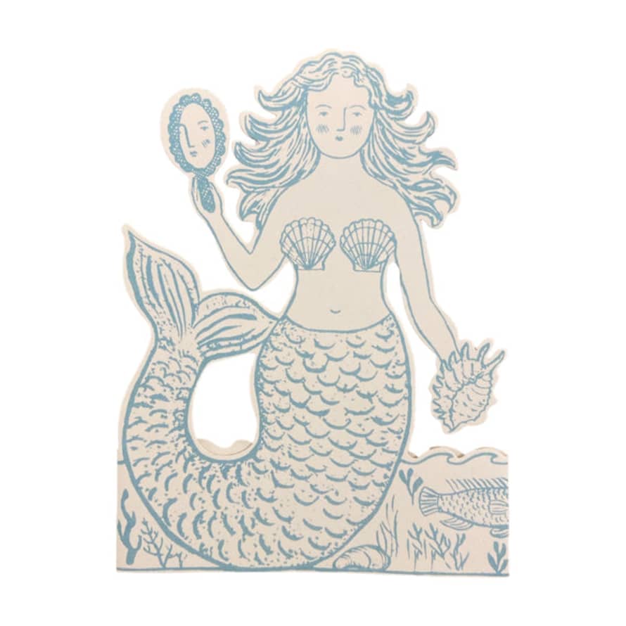 Elizabeth Harbour Designs Stand Up Card Mermaid