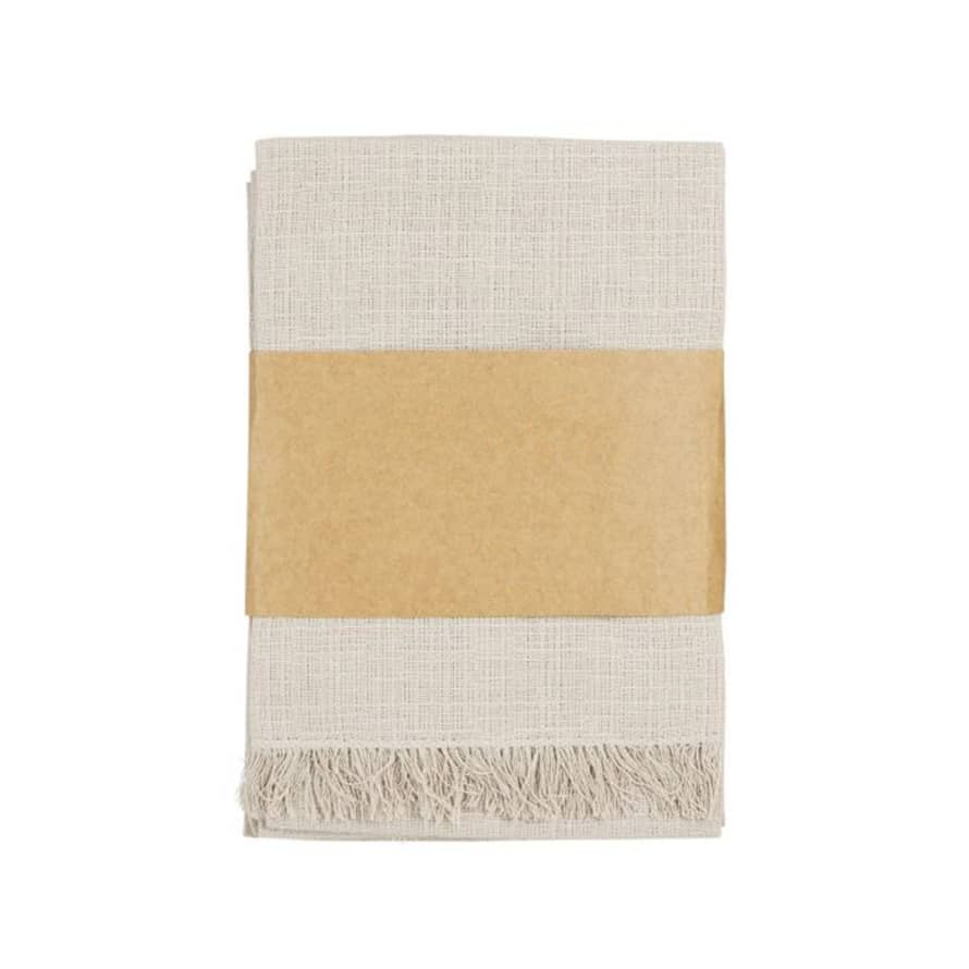 Terra Nomade Set of 4 Beige Cotton Placemats