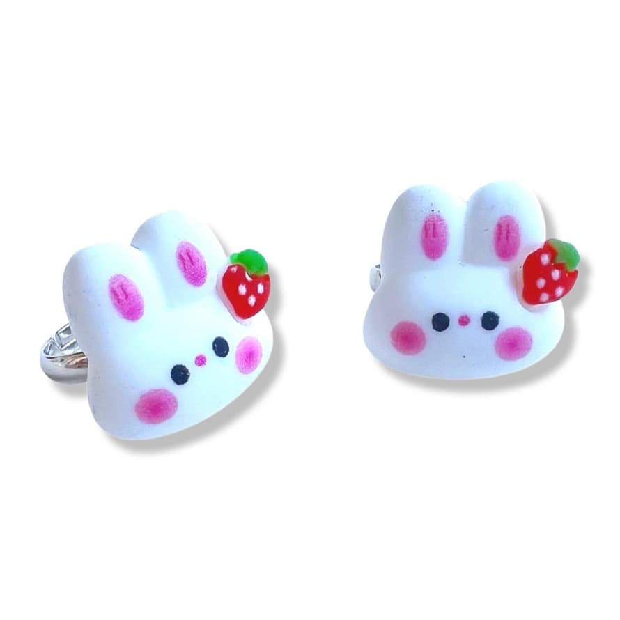 Pop Cutie Pop Cutie Strawberry Bunny Rings