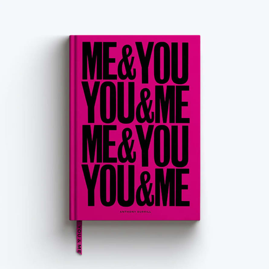 Anthony Burrill 'me & You, You & Me' Lined Notebook