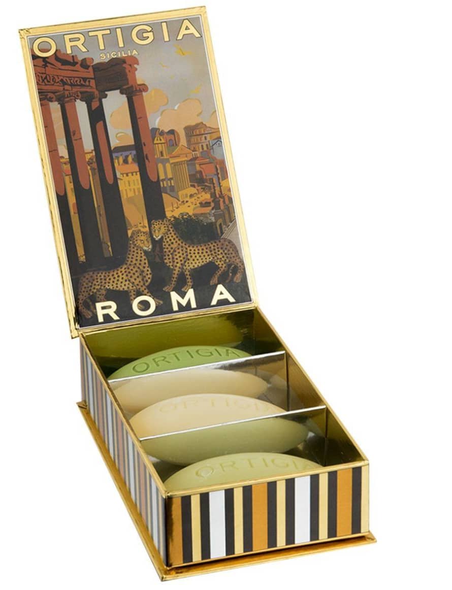 Ortigia Roma Three Soap Box