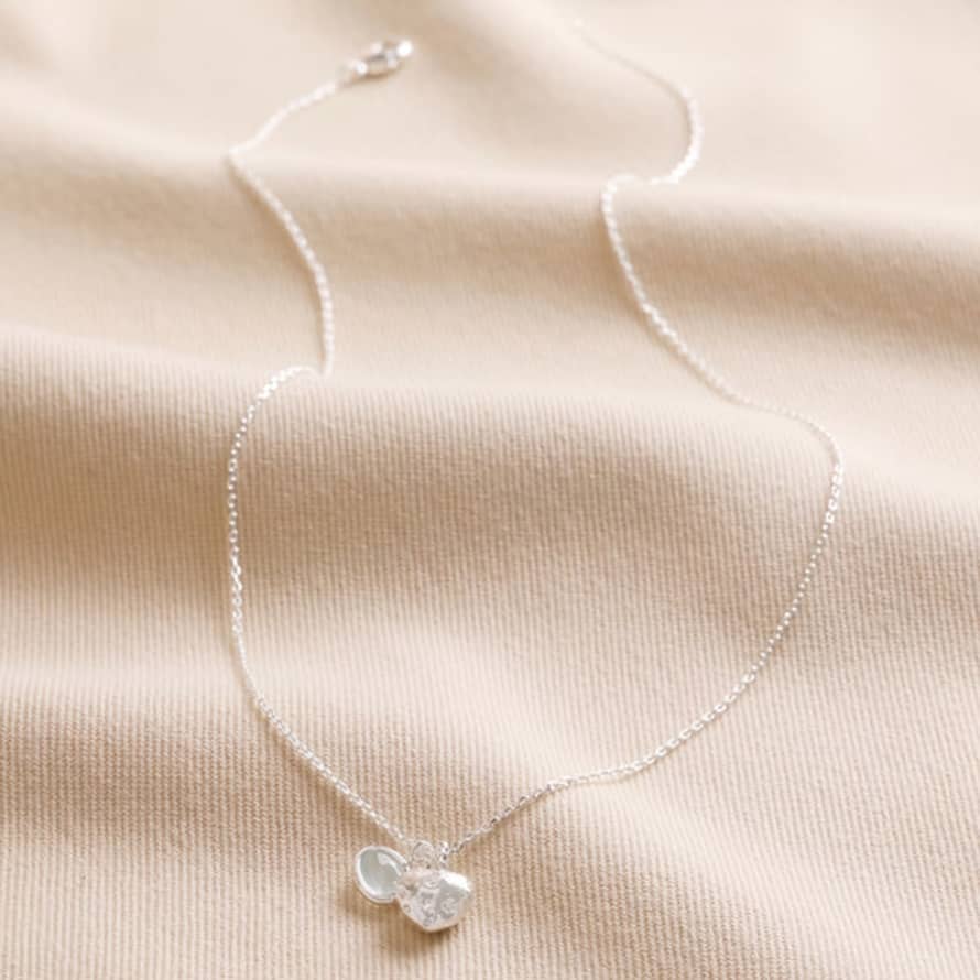 Lisa Angel Double Chain and Star Charm Necklace In Silver