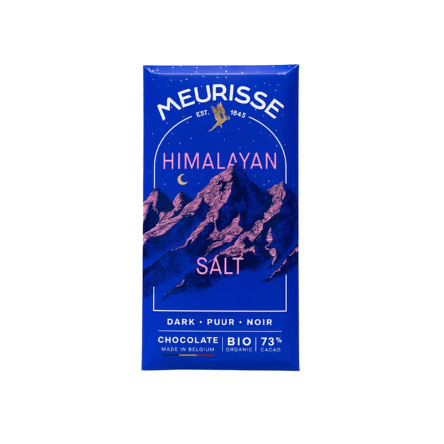 Meurisse Himalayan Salt In 73% Dark Chocolate 100g