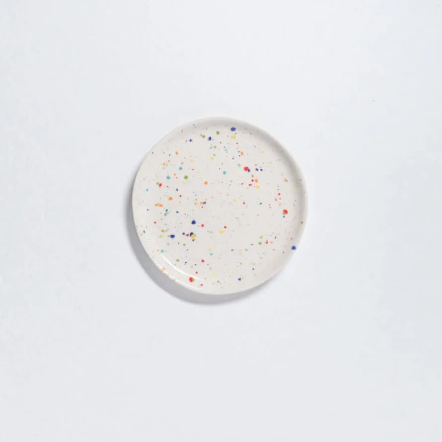 Egg Back Home 'New Edition' Confetti Party Handmade Bread plate