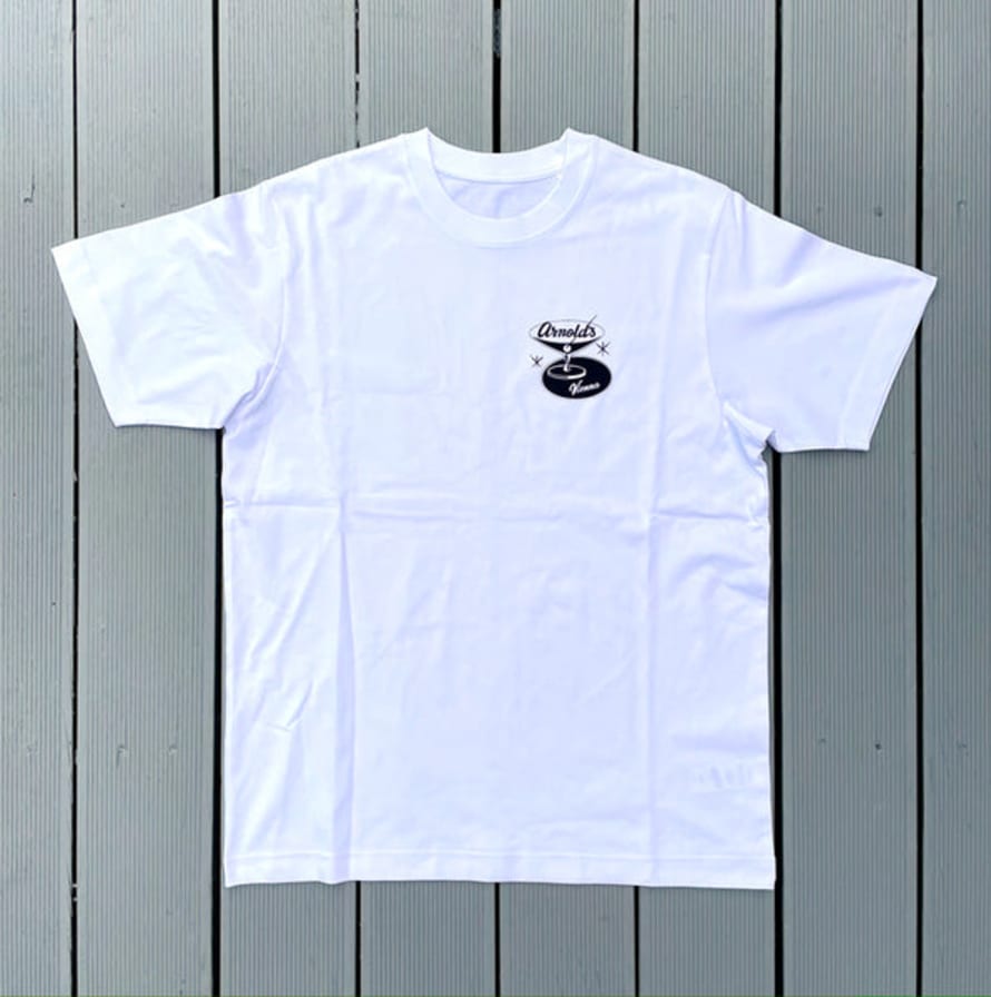 Arnold's Cocktail T-Shirt White Heavyweight