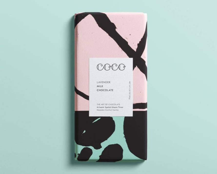 Coco Chocolatier | Lavender Milk Chocolate Bar