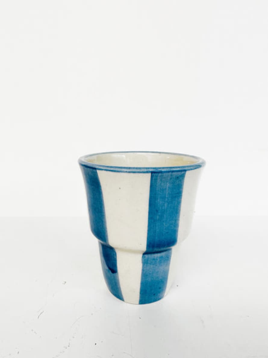 Morgan Wright Washed Stripe Coffee Beakers