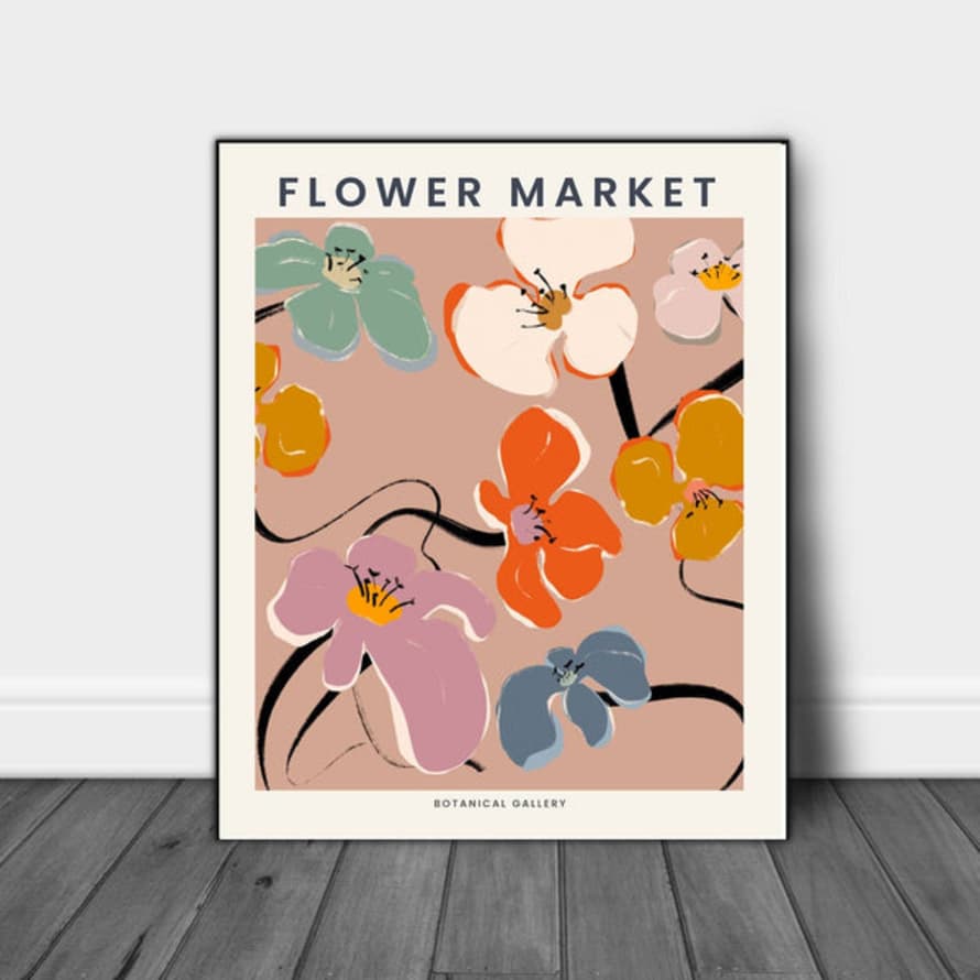 Stanley Street Studio Flower Market A3 Print