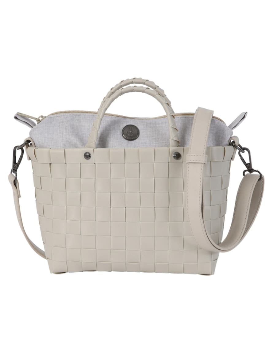 Handed By  Pale Grey Dash Crossbody Bag with Zip