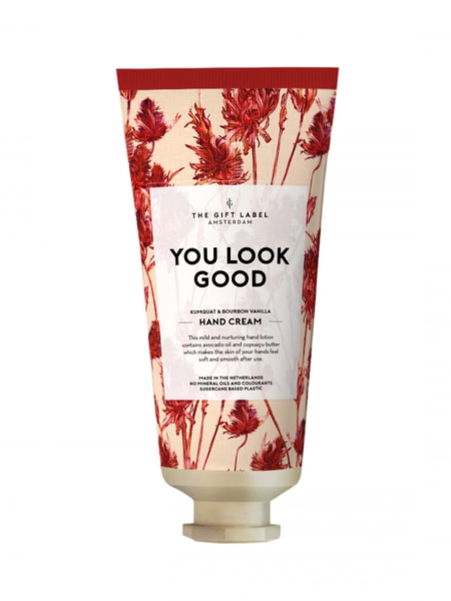 The Gift Label You Look Good Hand Cream Tube