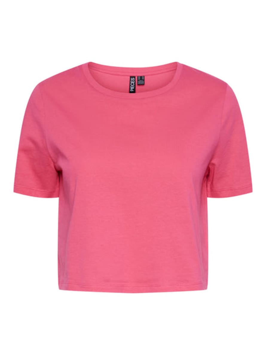 Pieces Pcsara Hot Pink T-shirt