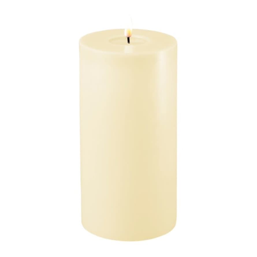 DELUXE Homeart Flameless Led Tall Pillar Candle - Various Colours Available