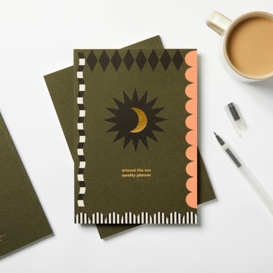Kinshipped A5 'around The Sun' Undated 52 Week Planner