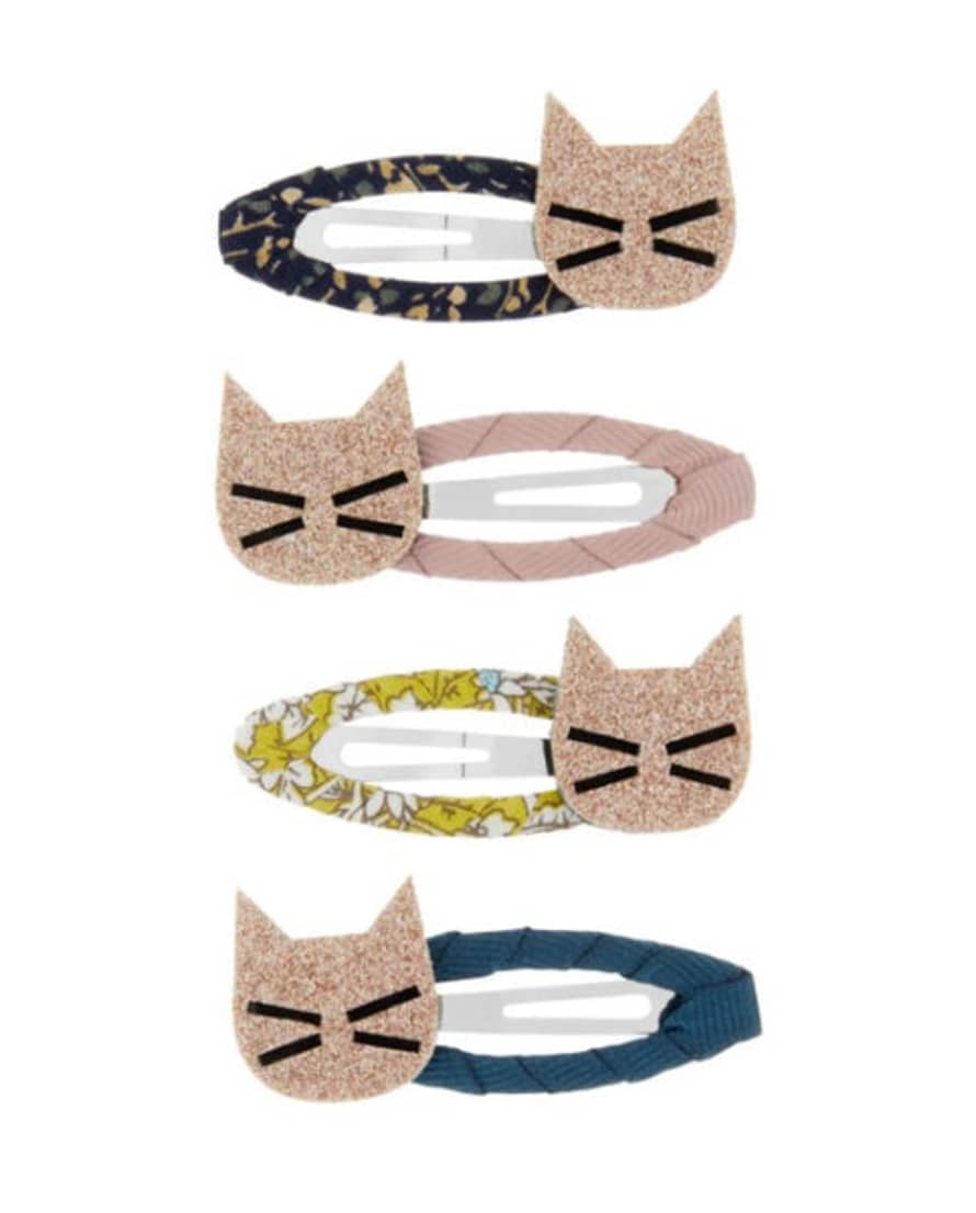Mimi & Lula Glitter Kitty Cat 4-pack Clasp