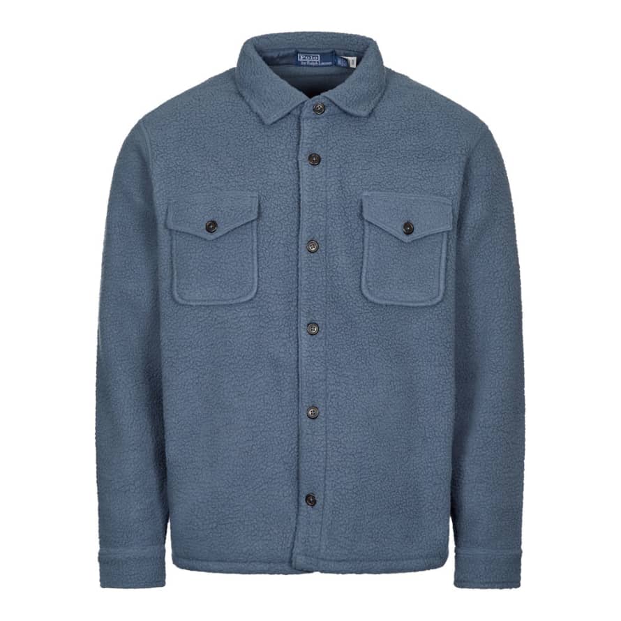 Polo Ralph Lauren Fleece Overshirt - Blue Corshair