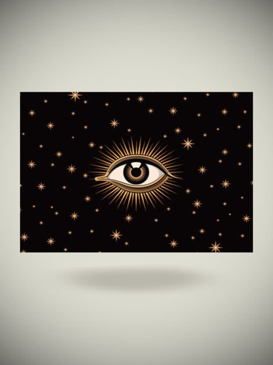 pôdevache Individual De Vinilo 'eye & Stars' - 33x45 Cm