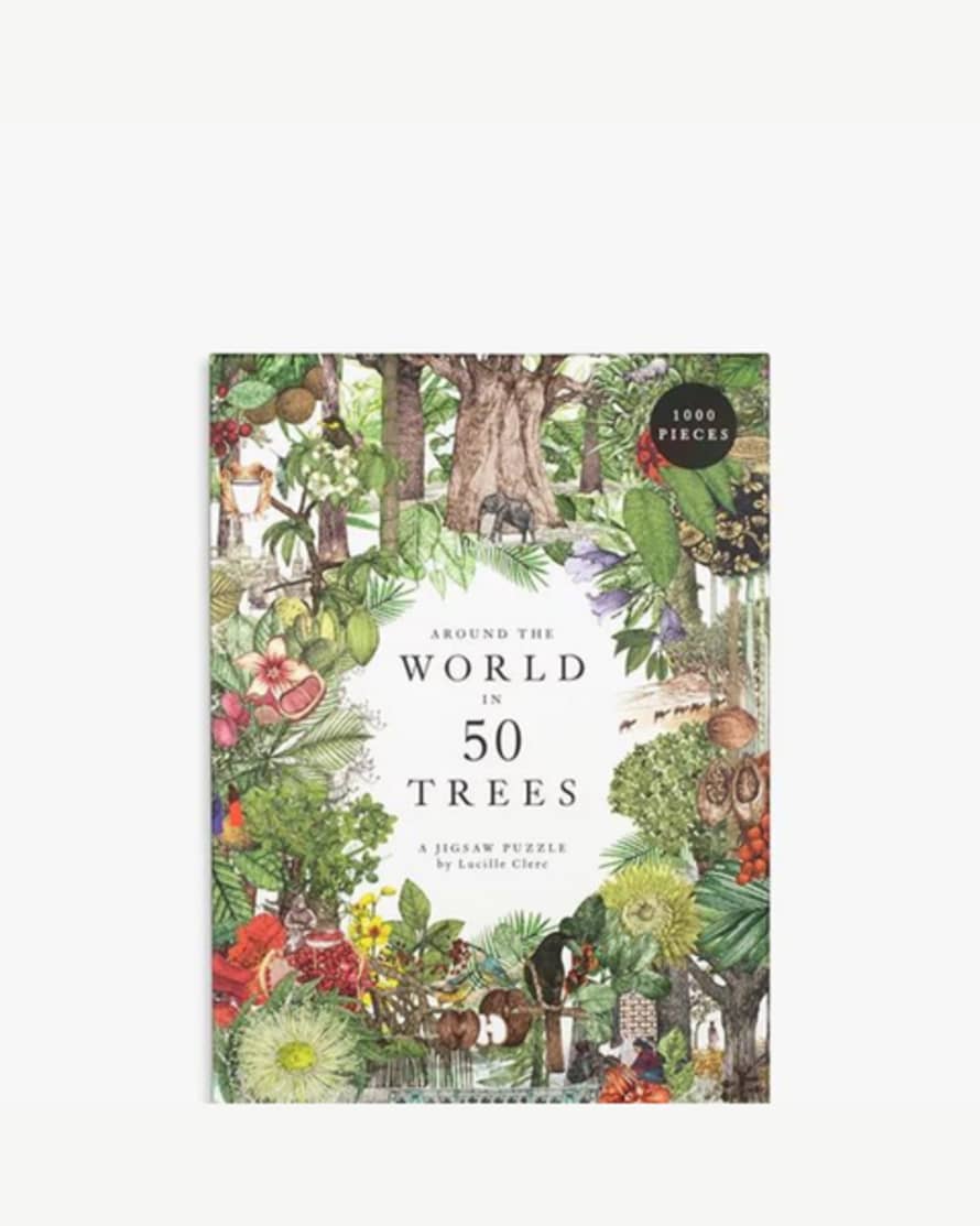 The Every Space Around The World In 50 Trees 1000 Piece Jigsaw Puzzle