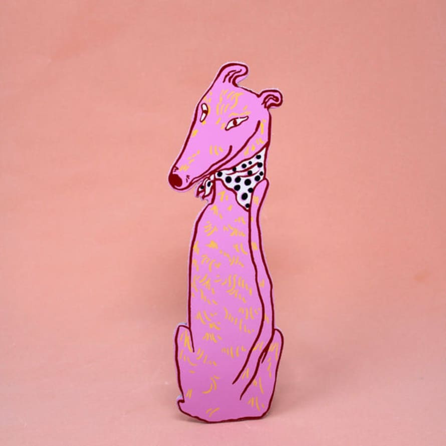 Ark Colour Design Ark Dog Tails Bookmark In Hot Pink