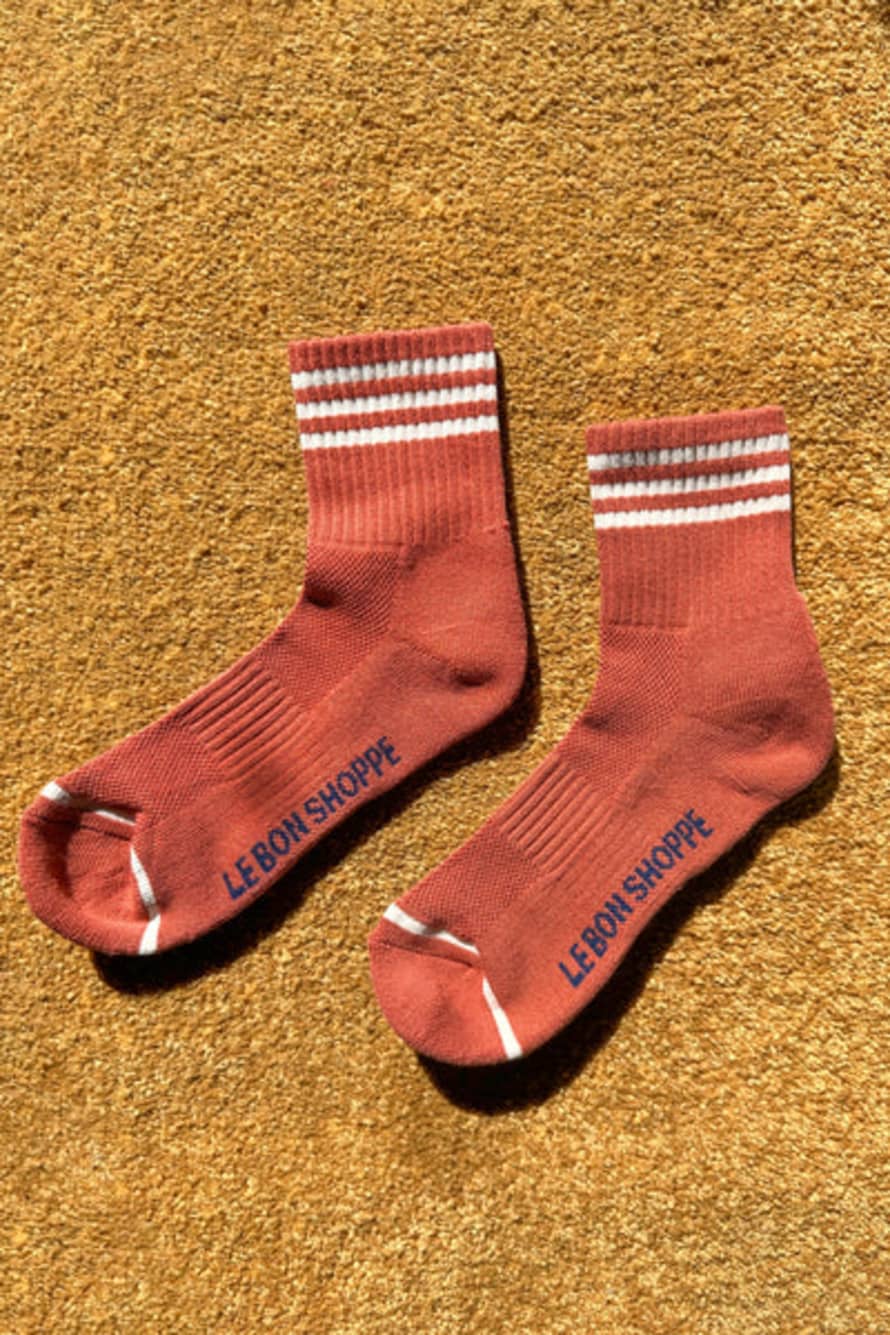 Le Bon Shoppe Terracotta Girlfriend Socks